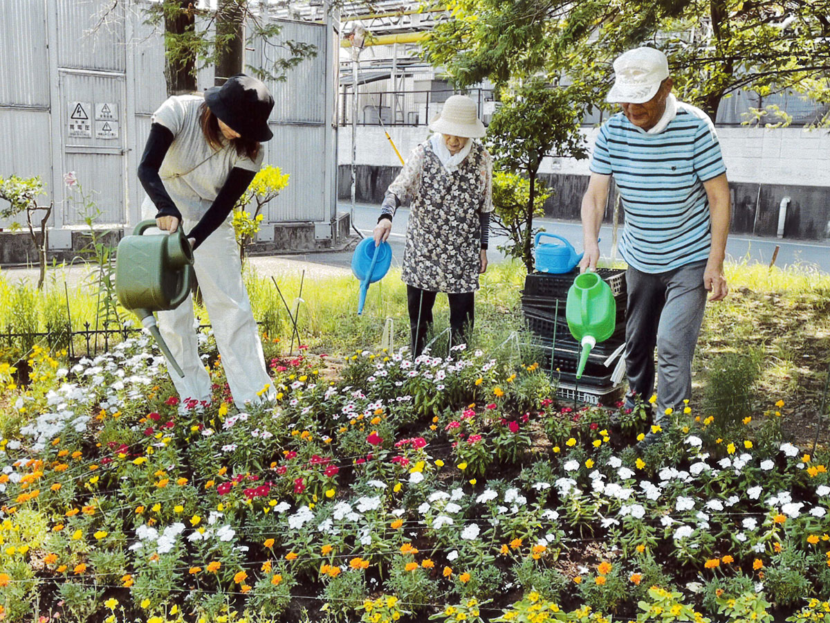 西町町会花の会