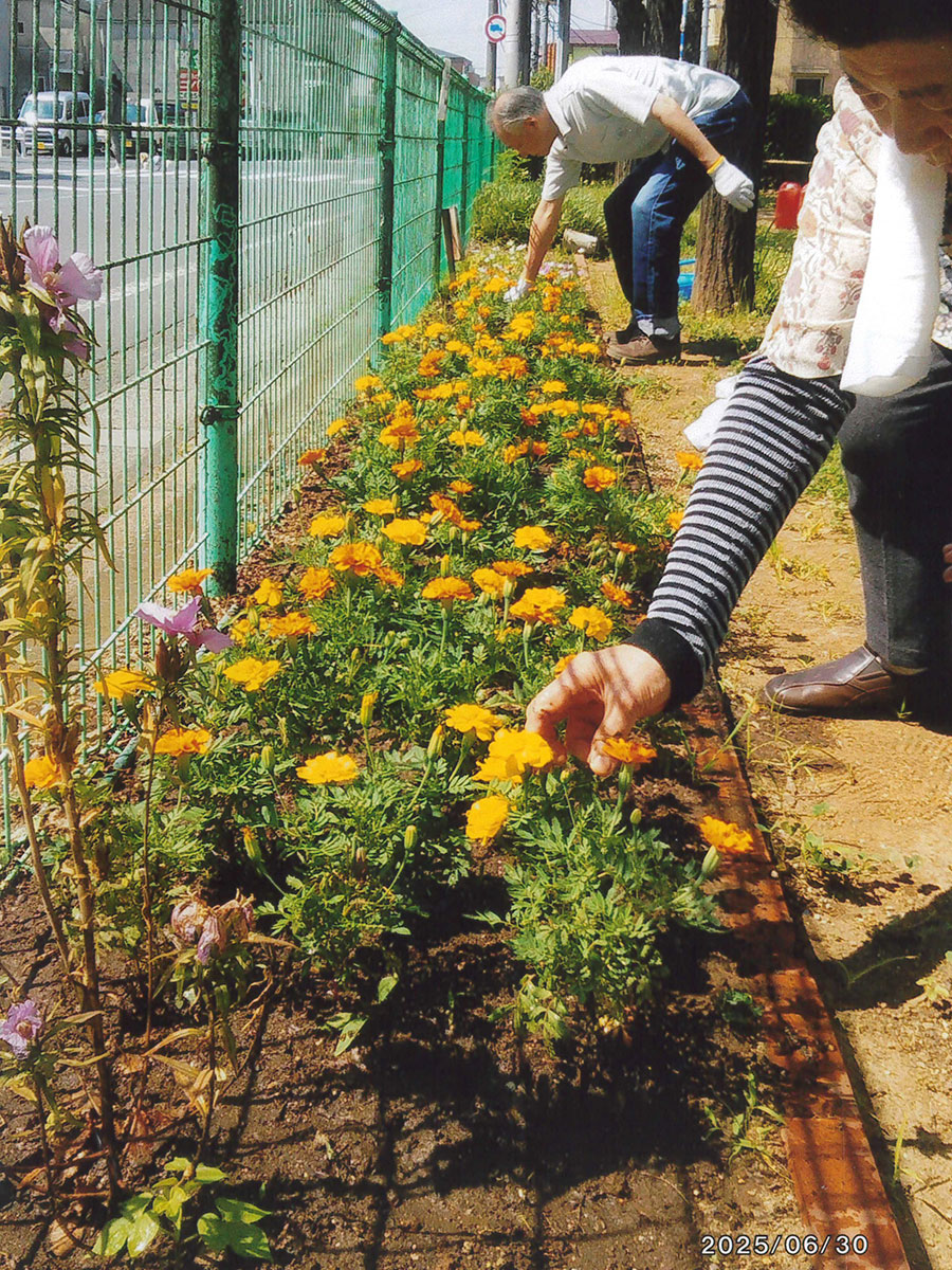 西町町会花の会