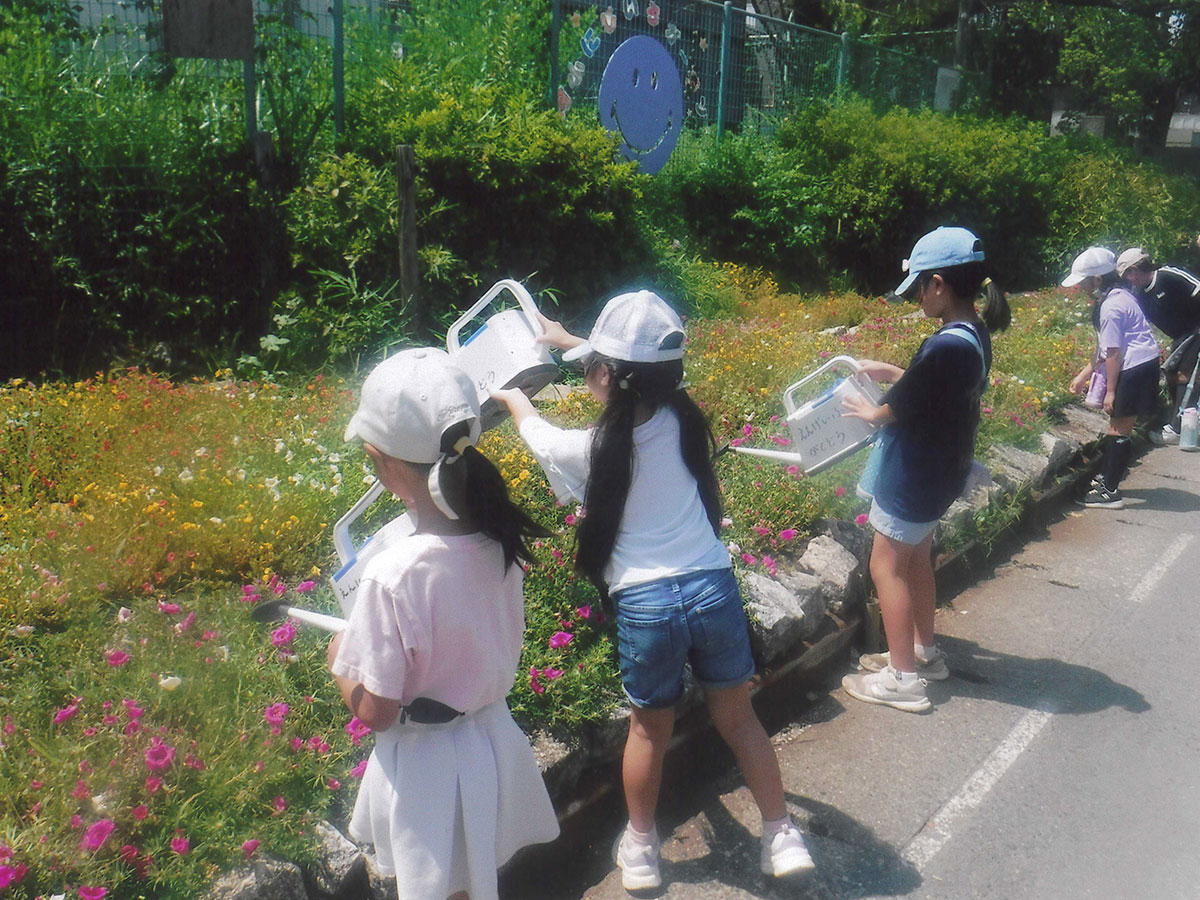 河原塚放課後児童クラブ学童園芸部